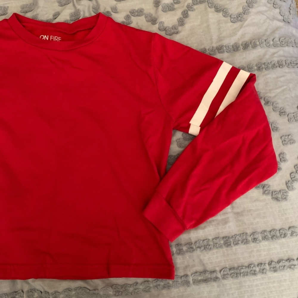 Size M long sleeve crop top